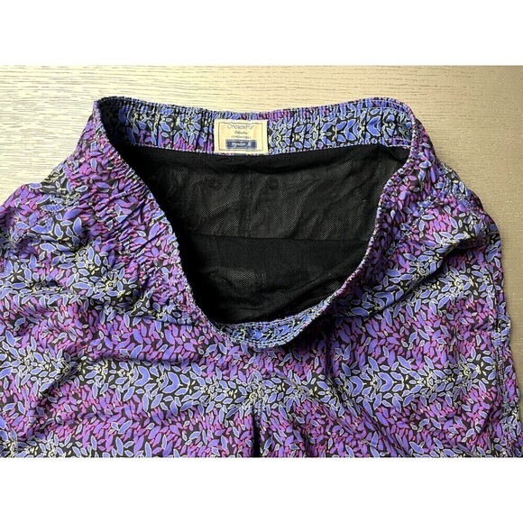 OndadeMar Men's Swimsuit Purple Floral Print Size S New 5" Quick Dry Swim Trunks - Picture 3 of 8